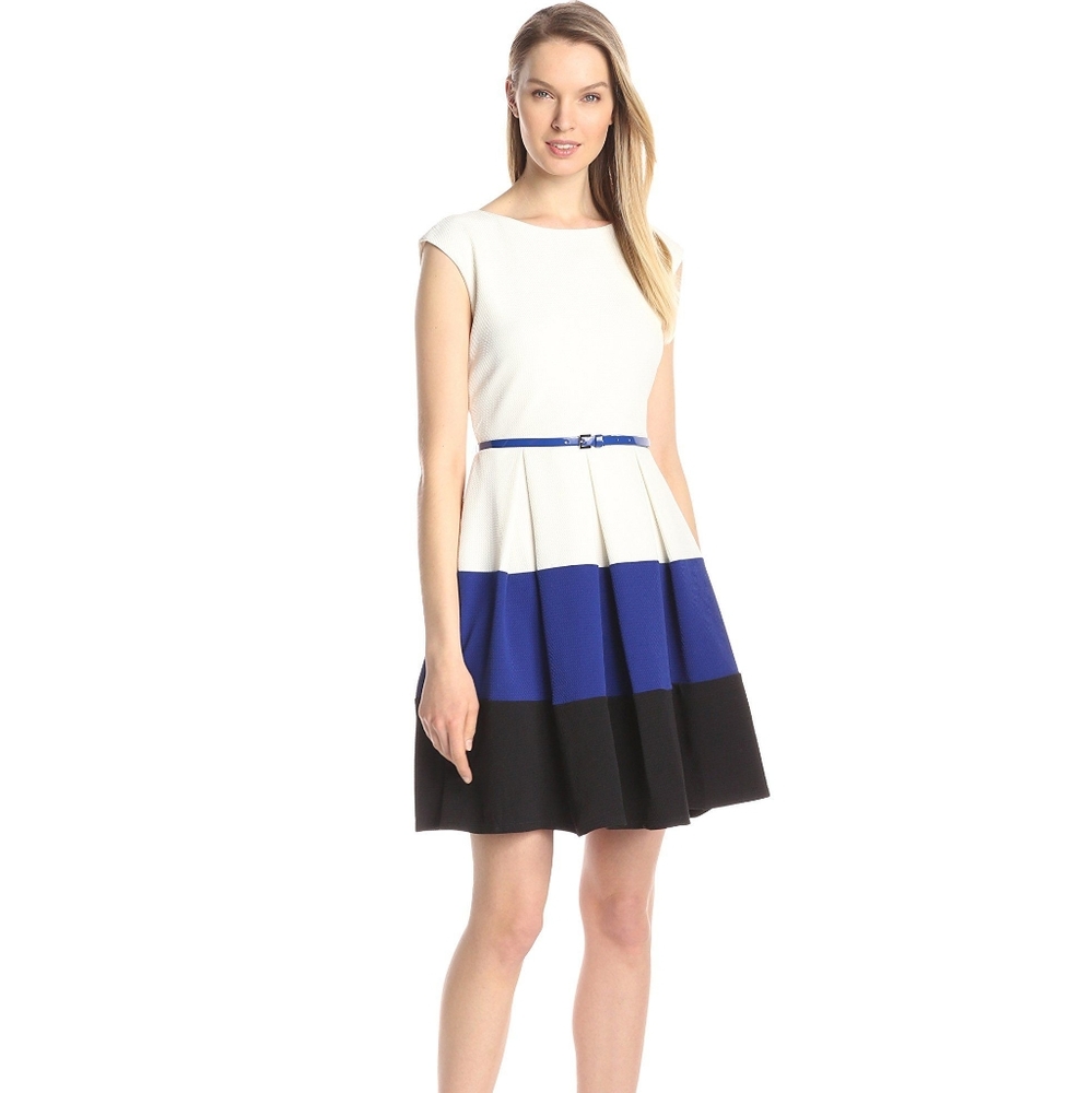 Tiana B Colorblock Dress Sz 14